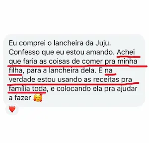 Depoimento sobre a Lancheira da Juju