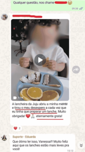 Depoimento sobre alívio